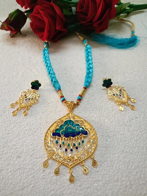 Purabi_Jewels_Gold_Plated_Blue_Chand_Bali_Necklace_Set_for_Women_&_Girls_|_Traditional_Meena_Work_Jewellery_Set_|_Ethnic_Wedding_&_Festive_Wear