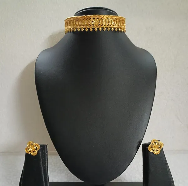Purabi_Jewels_Gold_Plated_Latest_Stylish_Fancy_Choker_Traditional_Necklace_Jewellery_Set_for_Women