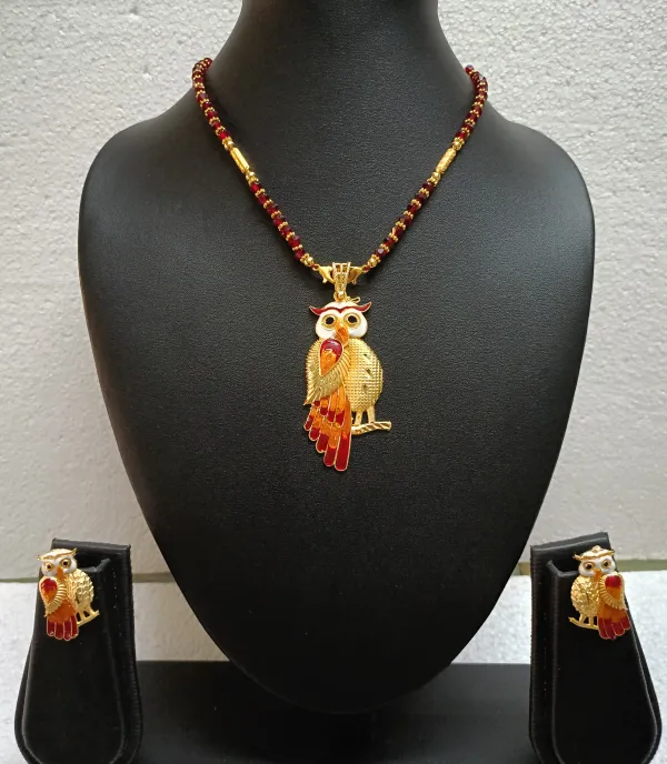 Purabi_Jewels_Gold_Plated_Laxmi_Pencha_Owl_Multicolour_Crystal_Beads_Necklace_Set_Jewellery_Set_for_Women_and_Girls