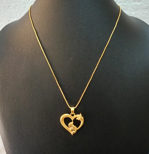 Purabi_Jewels_Handmade_Golden_Ethnic_One_Gm_Gold_Plated_Heart_Shape_Valentine_Pendant_for_Women_and_Girls