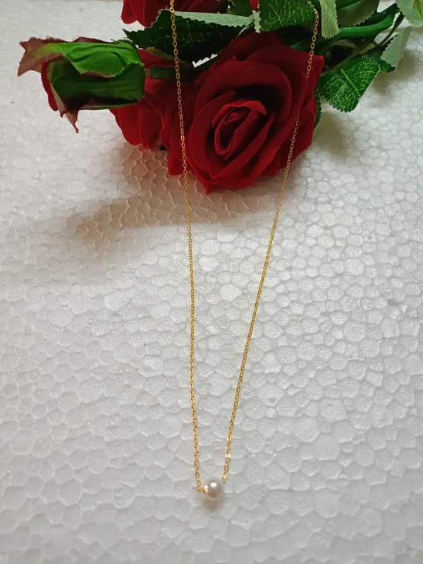 Purabi_Jewels_Simple_New_Korean_Style_Pearl_Moti_Gold_Plated_Chain_necklace_for_Women_and_Girls
