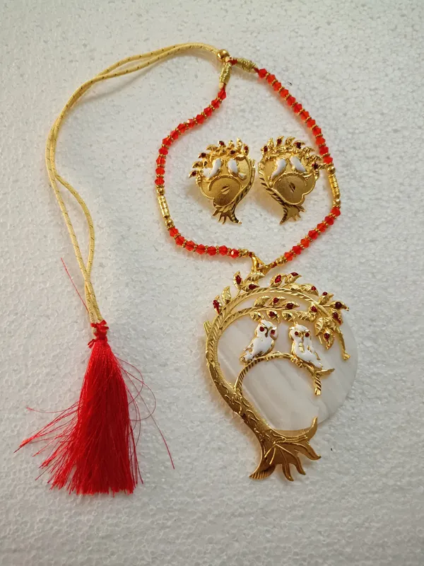 Shell_Gold-Plated_Earring_&_Necklace_Set_For_Women_&_Girls