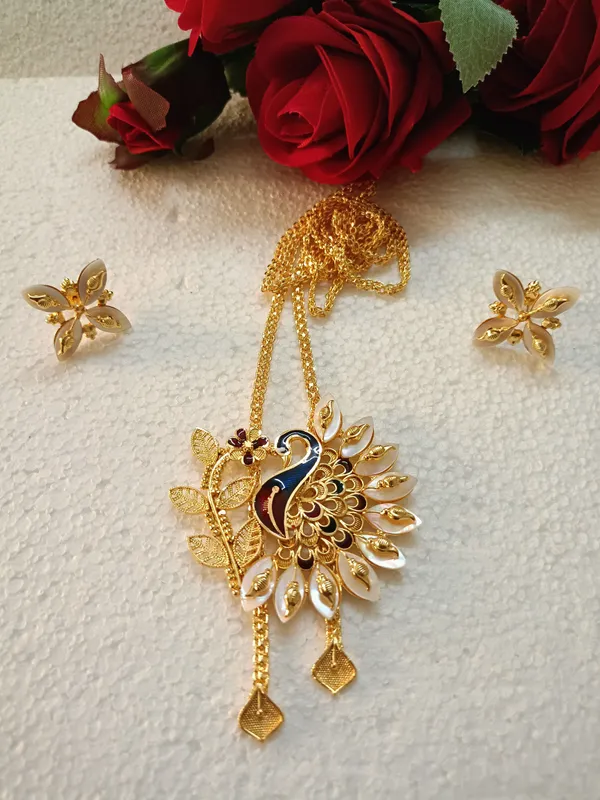 Shell_Gold-Plated_Earring_&_Necklace_Set_For_Women_&_Girls