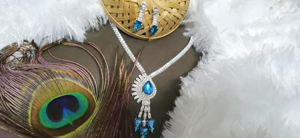 Crystal_Blue_American_Diamond_Set_With_Earrings_For_Women