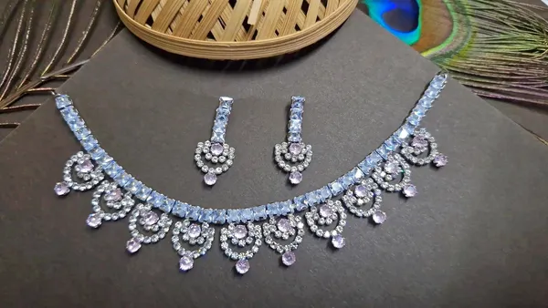 Light_Pink_American_Diamond_Set_With_Earrings_For_Women