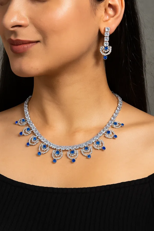Royal_Blue_American_Diamond_Set_With_Earrings_For_Women