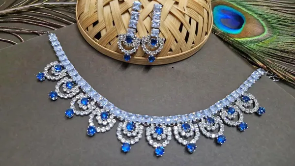 Royal_Blue_American_Diamond_Set_With_Earrings_For_Women