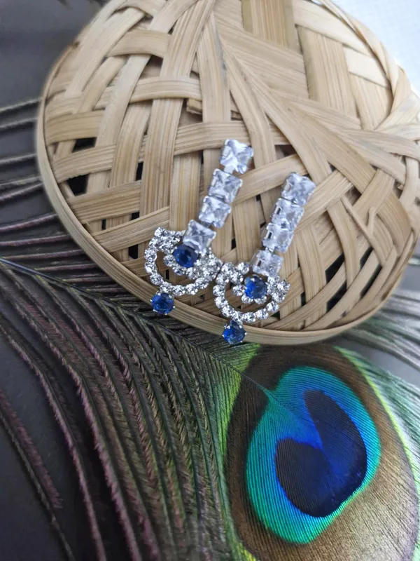 Royal_Blue_American_Diamond_Set_With_Earrings_For_Women