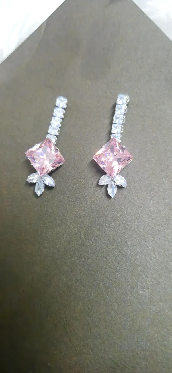 Pink_American_Diamond_Set_With_Earrings_For_Women