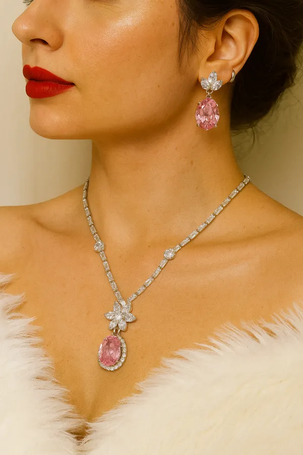 Pink_American_Diamond_Set_With_Crystal_And_Earrings_For_Women