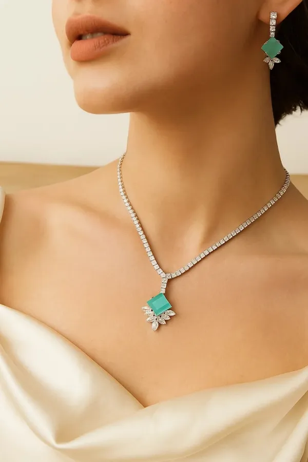 Light_Green_American_Diamond_Set_With_Earrings_For_Women