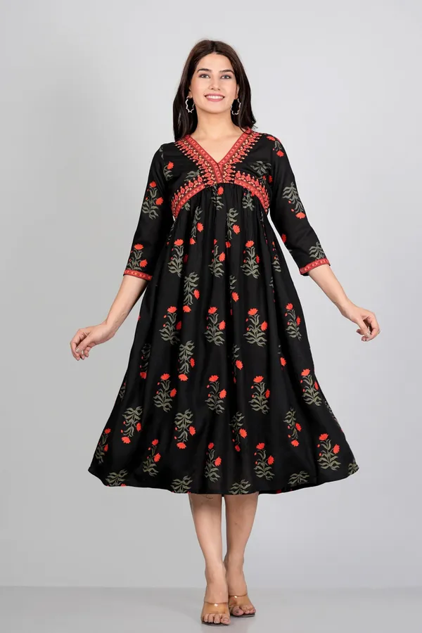 Black_Breezy_Aliya_Cut_Summer_Midi_Dress
