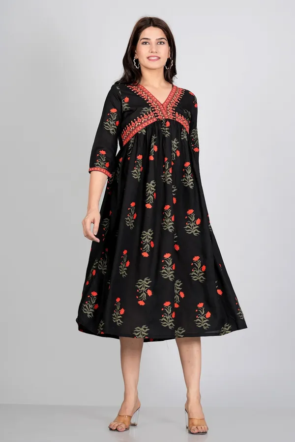 Black_Breezy_Aliya_Cut_Summer_Midi_Dress
