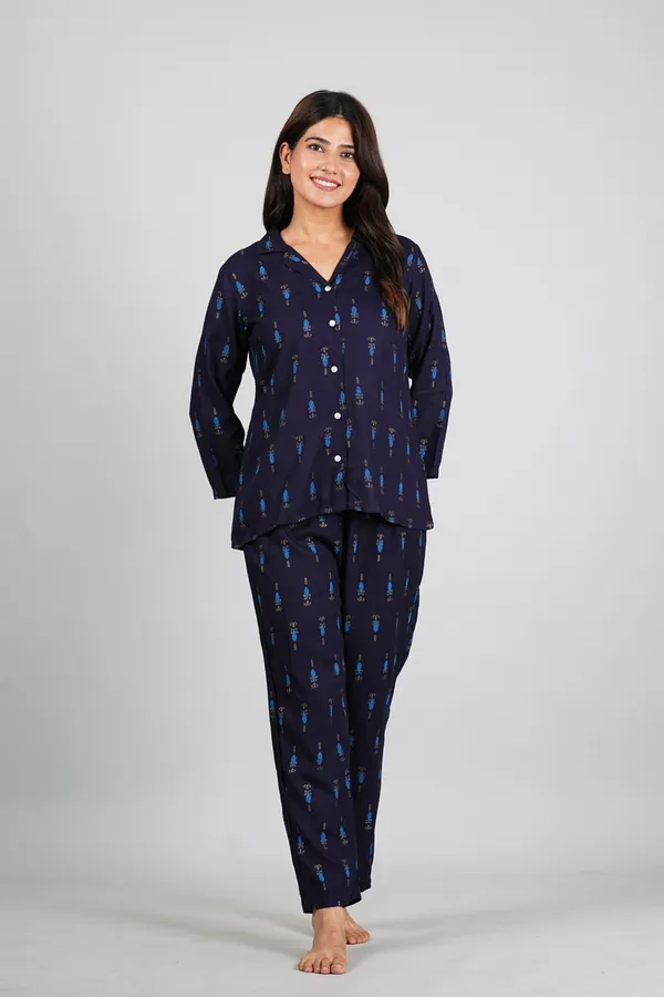 Blue_Cotton_Printed_Night_Suit