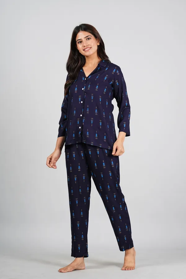 Blue_Cotton_Printed_Night_Suit