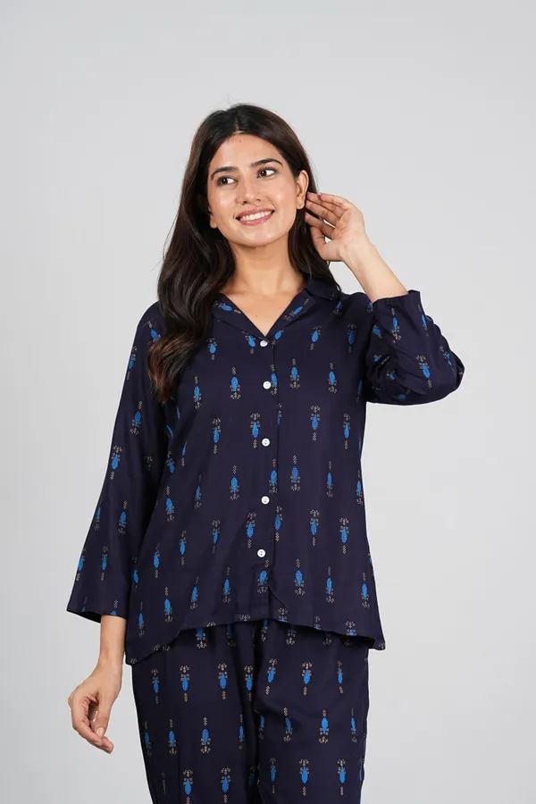 Blue_Cotton_Printed_Night_Suit