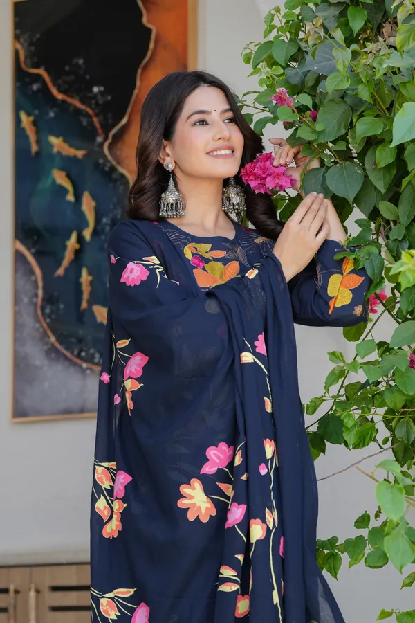 Blue_Elegant_Flower_Embroidery_Suit_With_Heavy_Dupatta