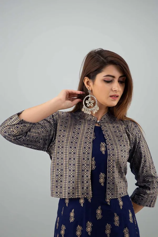 Blue_Rayon_Printed_Rayon_Gown_With_Jacket