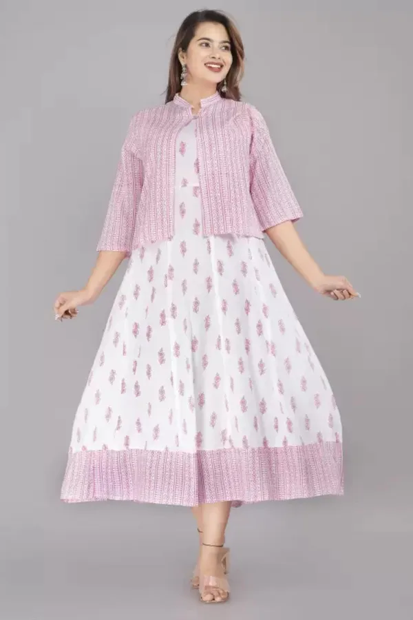 Pink_Rayon_Printed_Rayon_Gown_With_Jacket