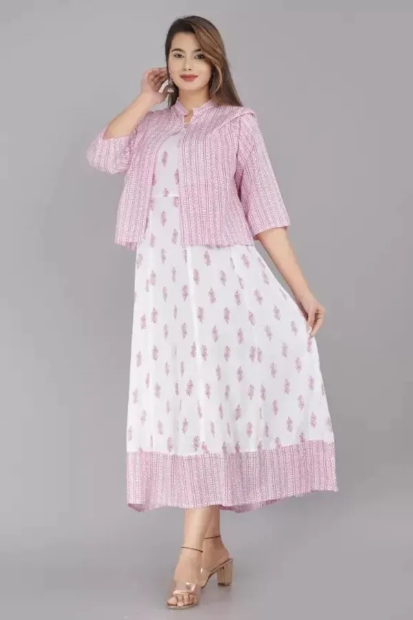 Pink_Rayon_Printed_Rayon_Gown_With_Jacket