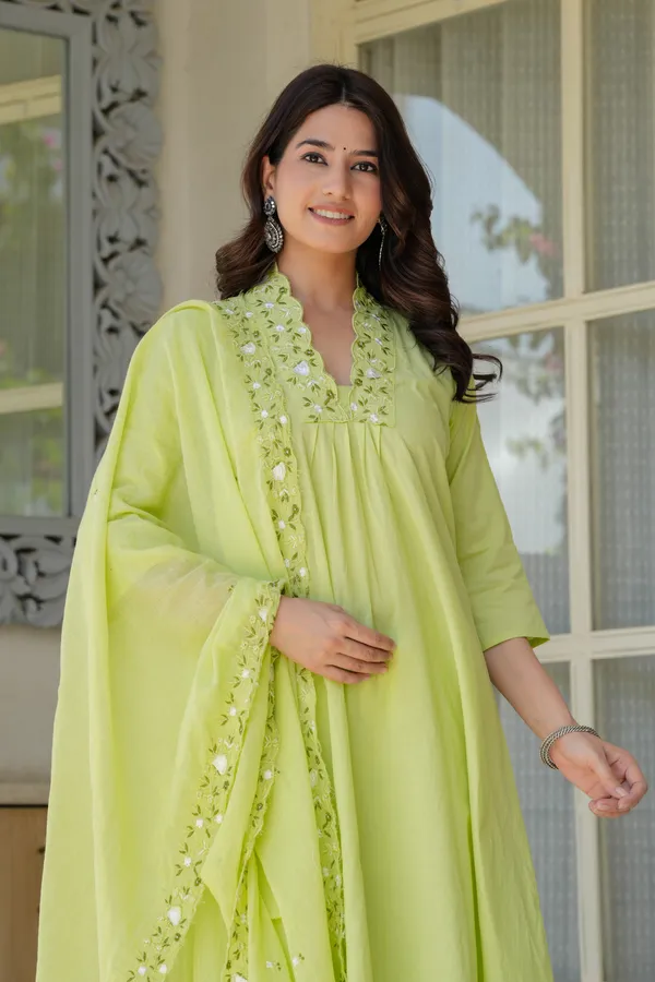 Lime_Zest_Anarkali_Kurta_Set
