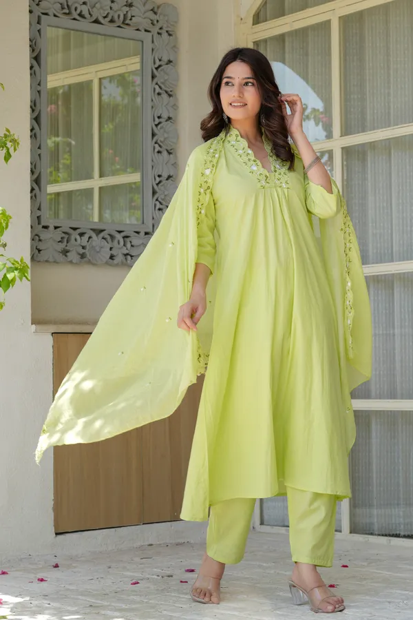 Lime_Zest_Anarkali_Kurta_Set
