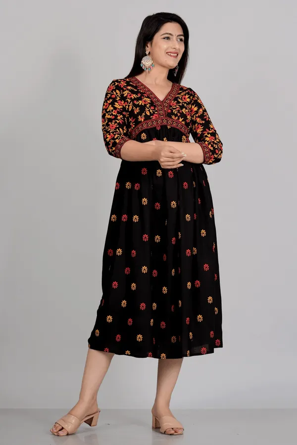 Black_Rayon_Aliya_Cut_Casual_Gown