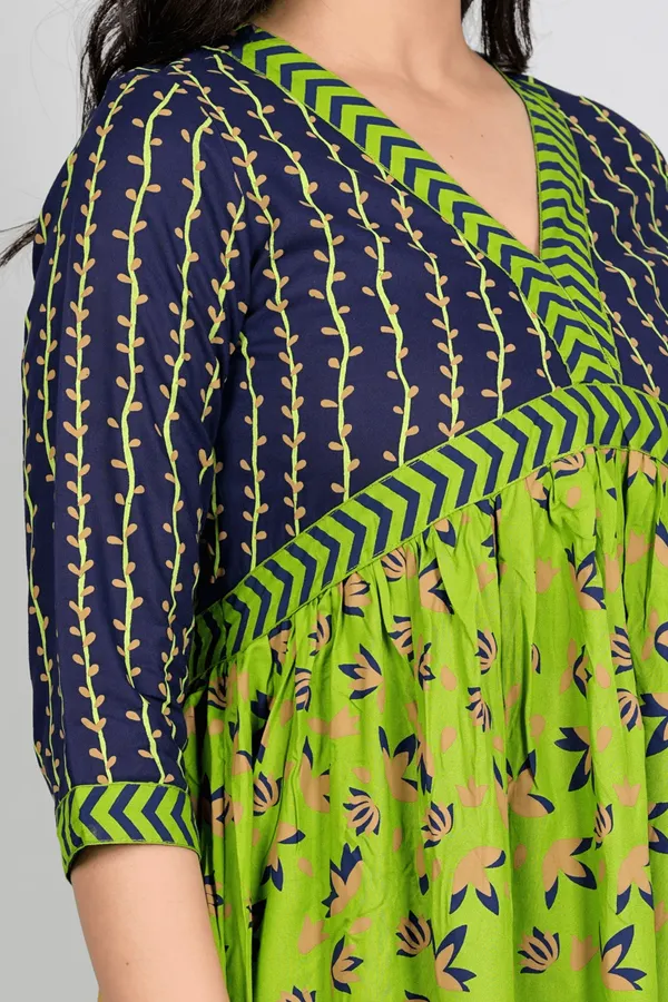 Green_Rayon_Aliya_Cut_Casual_Gown