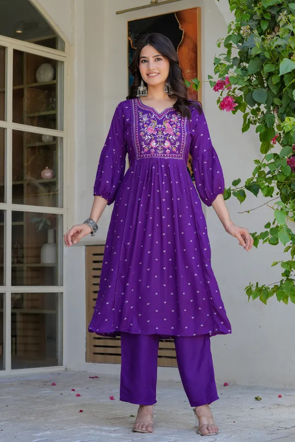 Purple_Neck_Embroidered_Kurta_Set
