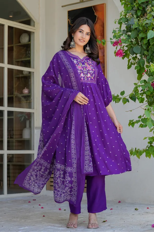 Purple_Neck_Embroidered_Kurta_Set