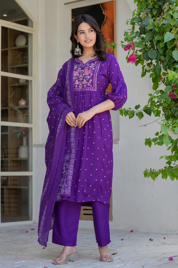 Purple_Neck_Embroidered_Kurta_Set