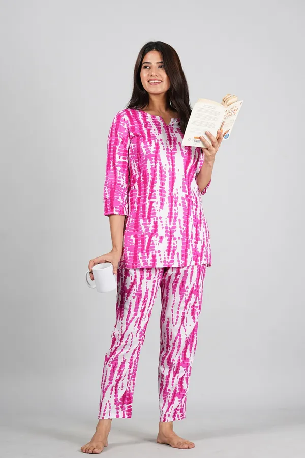 Pink_Cotton_Trendy_Night_Suit