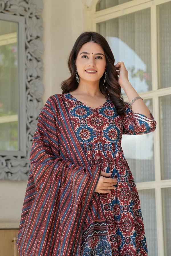 Multicolor_Printed_Classic_Anarkali_Set_With_Dupatta