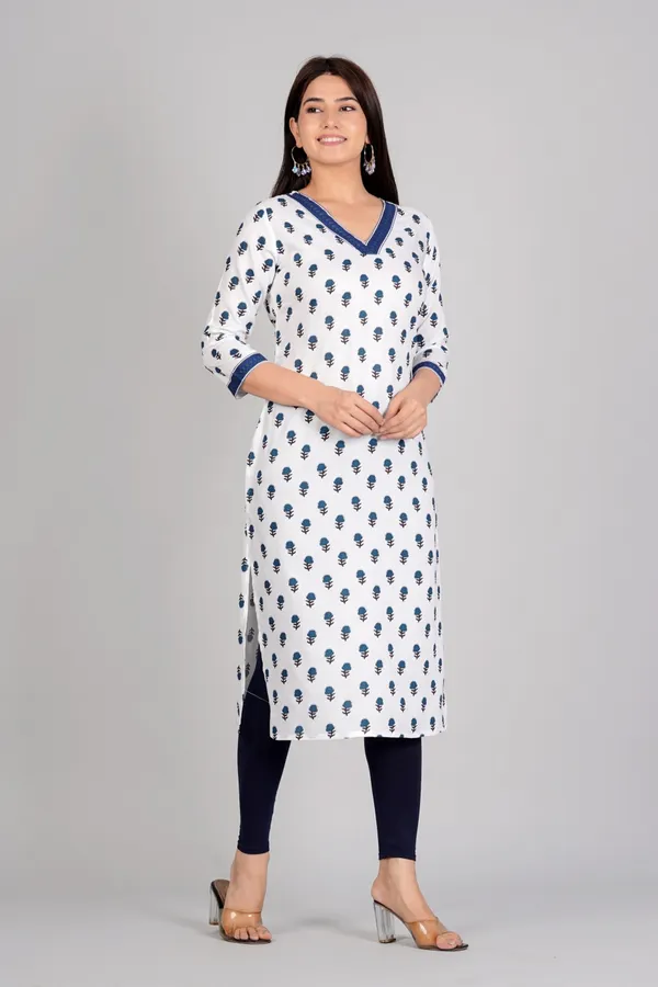 White_Straight_Casual_Kurta_Set