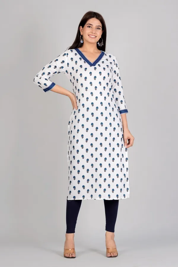 White_Straight_Casual_Kurta_Set