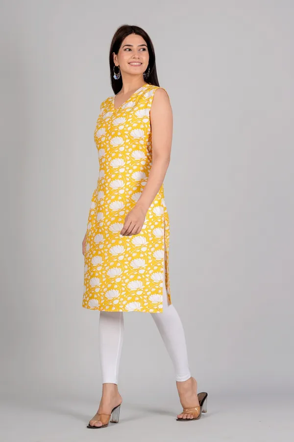 Yellow_Straight_Casual_Kurta_Set