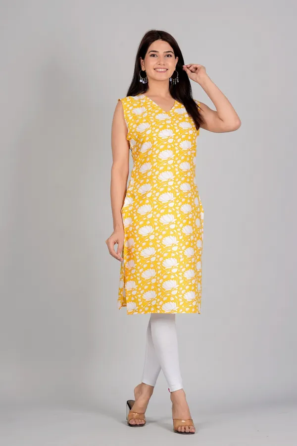 Yellow_Straight_Casual_Kurta_Set