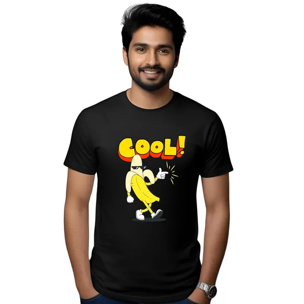 Black_Cotton_Regular_Fit_Short_Sleeve_Round_Neck_T-Shirt_For_Men