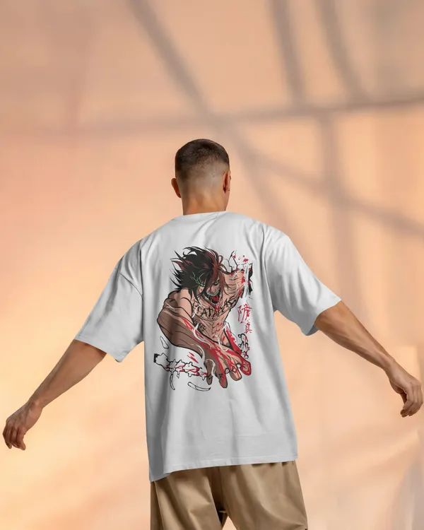 White_Pure_Cotton_Graphic_Print_OverSize_T-Shirt_For_Men