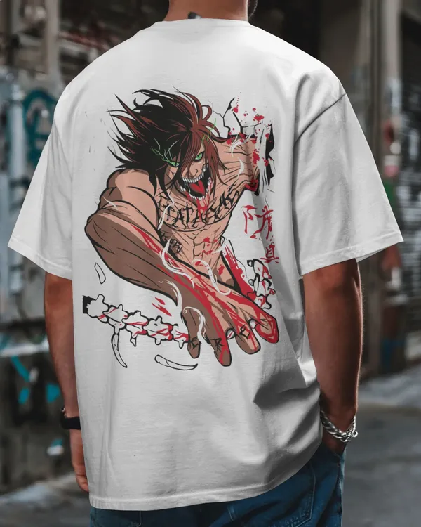 White_Pure_Cotton_Graphic_Print_OverSize_T-Shirt_For_Men