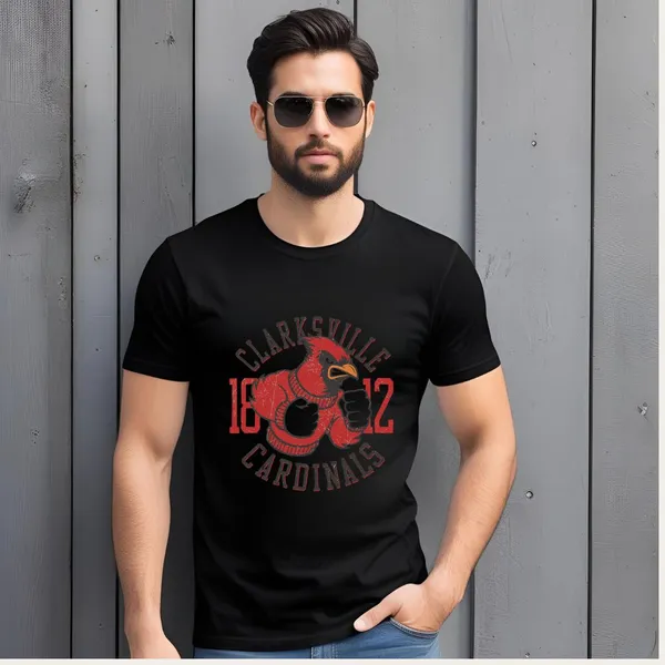 Black_Pure_Cotton_Graphic_Print_Round_Neck_T-Shirt_For_Men