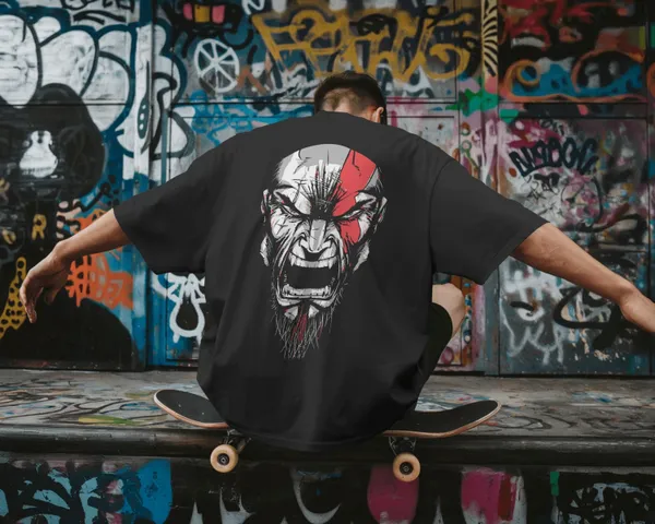 Black_Pure_Cotton_Graphic_Print_OverSize_T-Shirt_For_Men