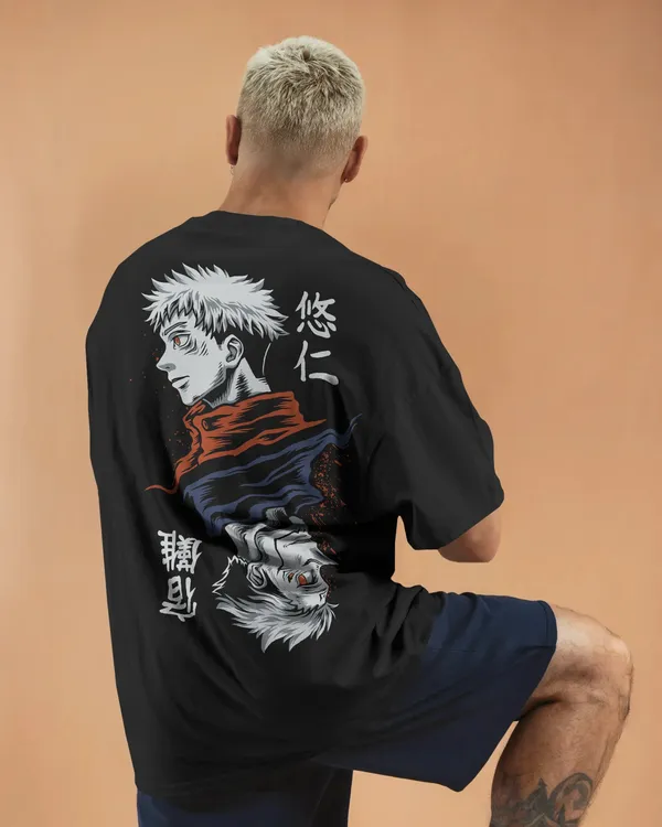 Black_Pure_Cotton_Graphic_Print_OverSize_T-Shirt_For_Men