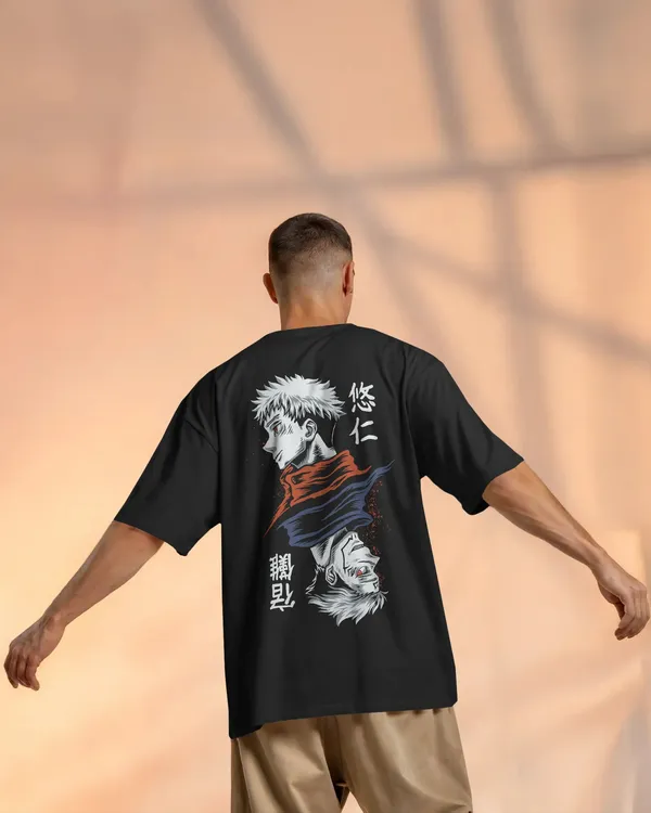 Black_Pure_Cotton_Graphic_Print_OverSize_T-Shirt_For_Men