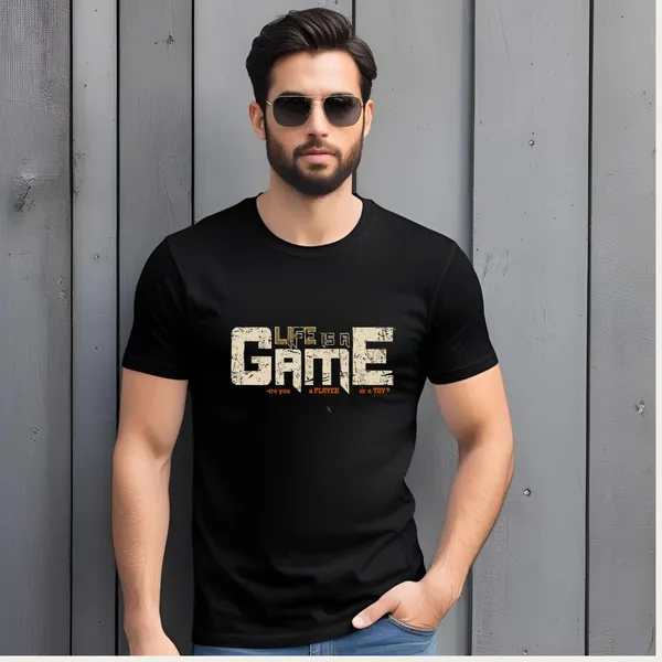 Combo_of_2_Black_Pure_Cotton_Graphic_Print_Round_Neck_T-Shirt_For_Men