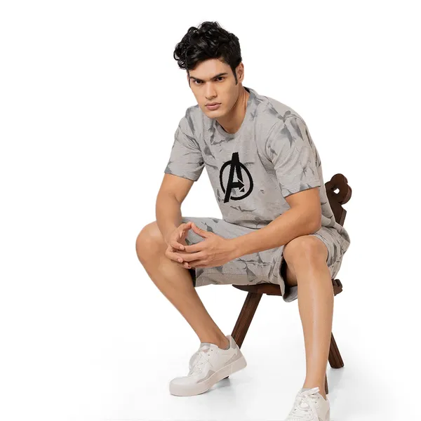 Grey_Stylish_Tye-Dye_Oversize_T-Shirt_And_Shorts_For_Men