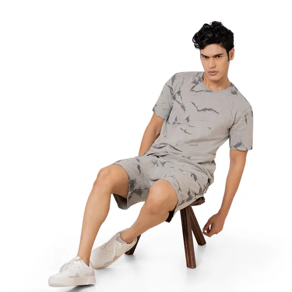 Grey_Stylish_Tye-Dye_Oversize_T-Shirt_And_Shorts_For_Men