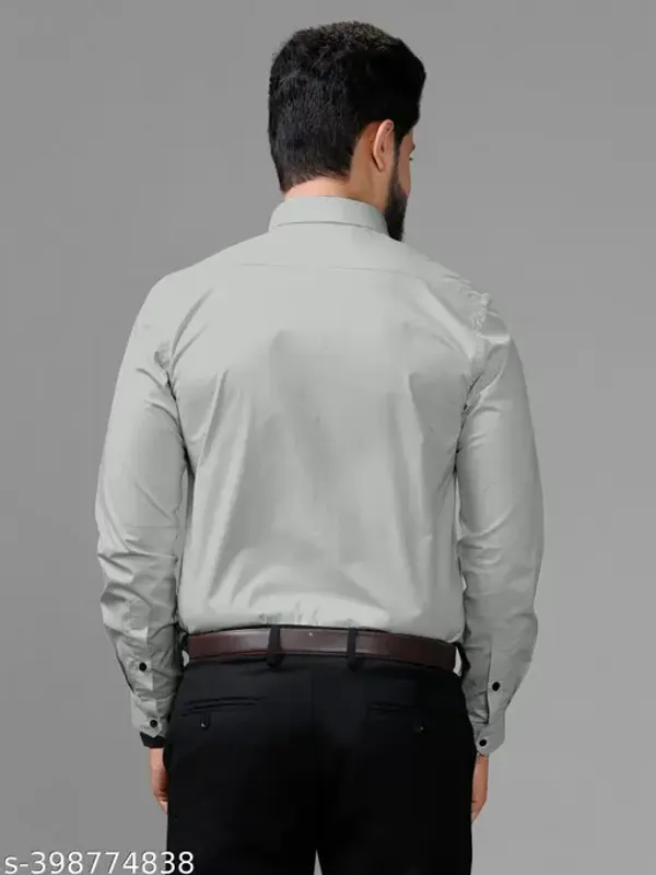 Grey_Casual_Trendy_Solid_Grey_Shirt_For_Men