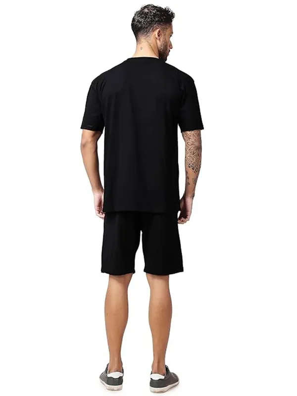 Black_Stylish_Tye-Dye_Oversize_T-Shirt_And_Shorts_For_Men