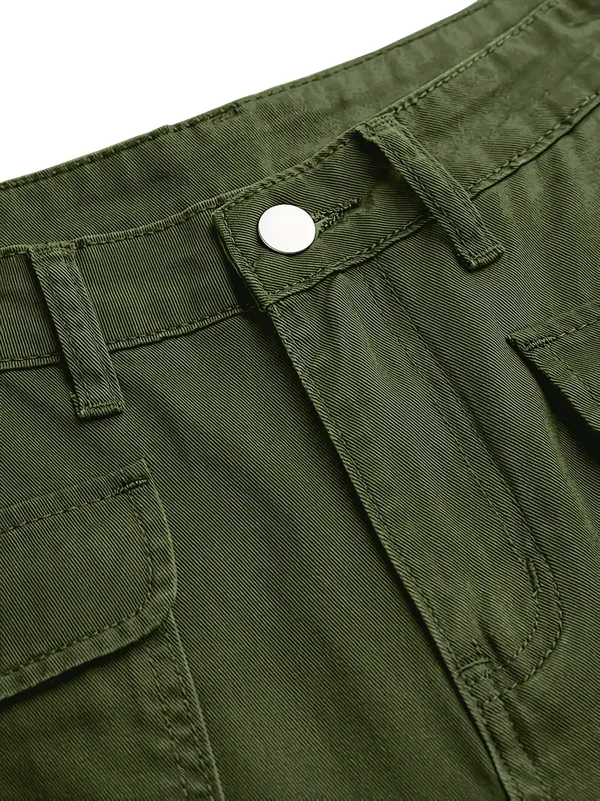 Green_Straight_Fit_Green_Cargo_Jeans_For_Woman